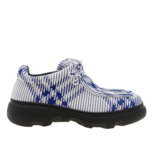 Burberry Creeper Lace-Up Men Salt Ip Check Size 11 New main image 5